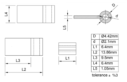 Picture of 6mm Flag Ferrules