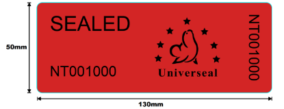 Picture of UniLabel, Large (130x50mm) - Residue Security Labels